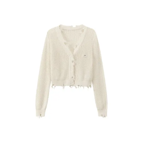 CHUU Молоко Белый Женский Трикотаж