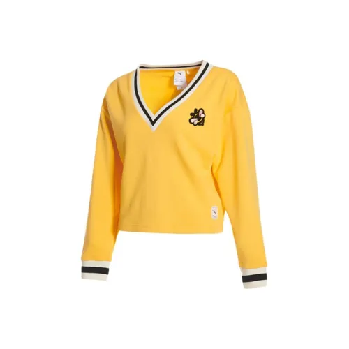 PUMA Желтый Женские Трикотаж