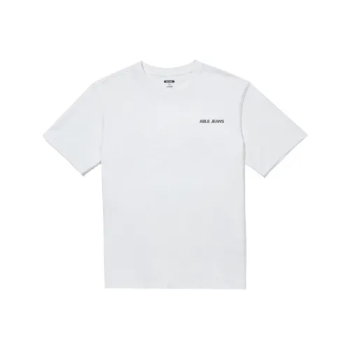 ABLE JEANS T-Рубашка Женская Цвет Слоновая Кость