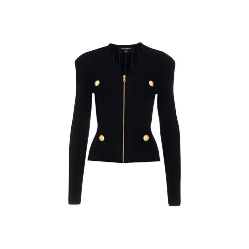 BALMAIN Черные Женские Куртки