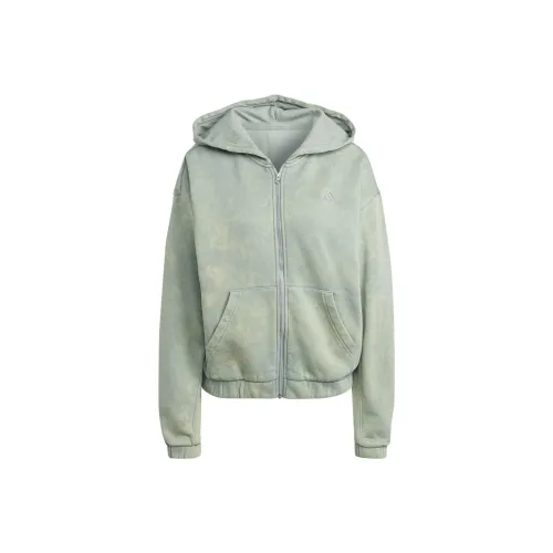 Adidas Зеленые Женские Свитшоты