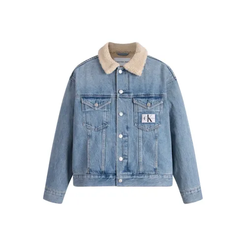 CALVIN KLEIN Куртка Женская Джинсовая Светло-Синяя