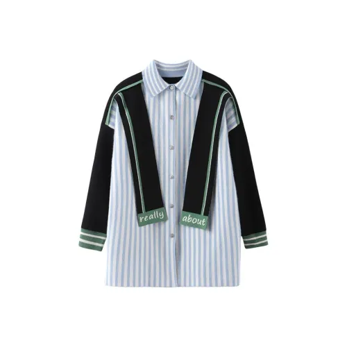 MAIGRE SIMHAT Кашемир Свитер Женский Синий+Белый+Черный+Зеленый