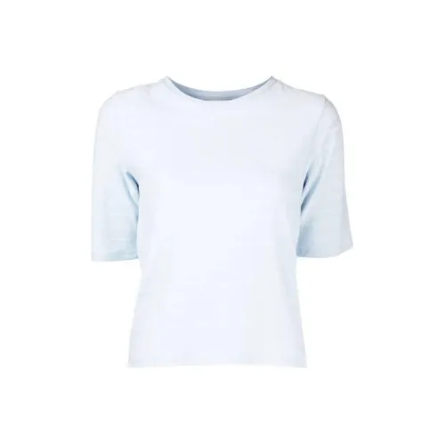 VINCE T Рубашка Женская Светло-Синяя