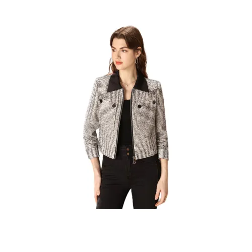 FENHONGMALI Куртка Женская Белая