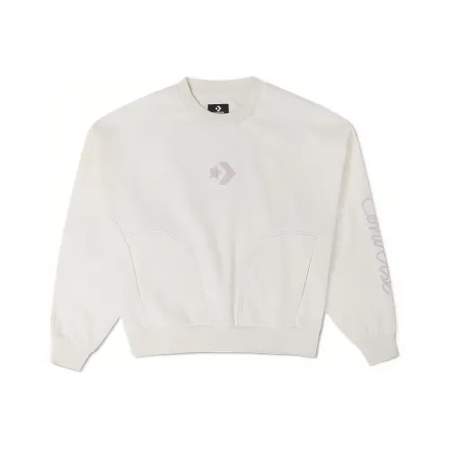 Конверс Белые Женские Свитшоты
