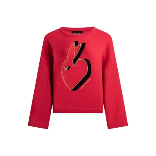EMPORIO ARMANI Трикотаж Женский Красный
