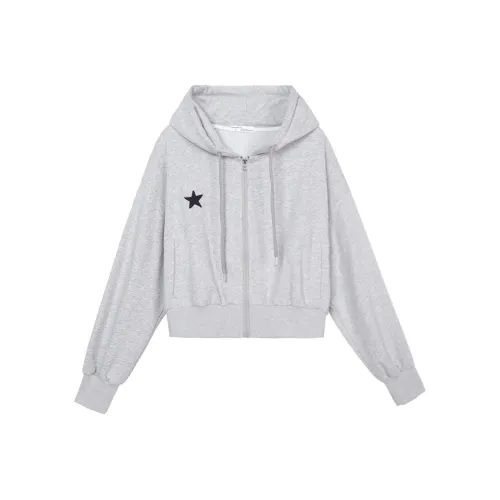 XINBANGBANG Толстовка Женская Серого цвета