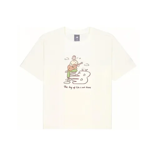 New Balance Centered Living Белая Женская Футболка