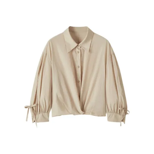 EICHITOO SS24 Рубашка Женская Хаки