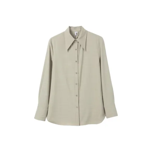 Roselingling Рубашка Женская Горох Зеленый