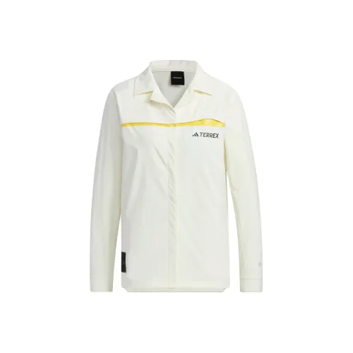 Adidas x National Geographic Рубашка Женская Нефритовый Белый