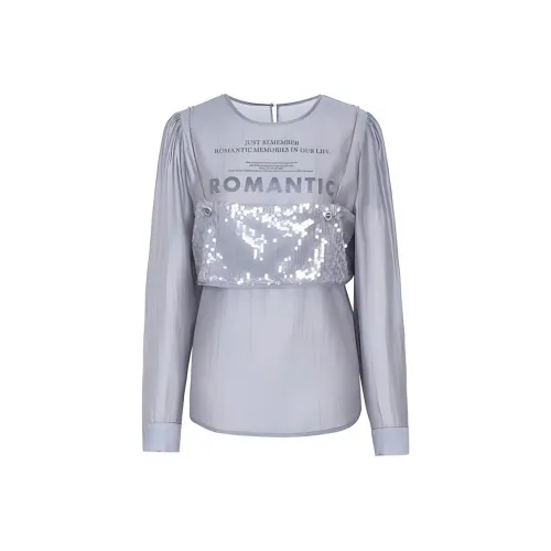 XG Серые Женские Рубашки