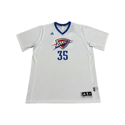 Adidas Баскетбольная Джерси Унисекс Белая