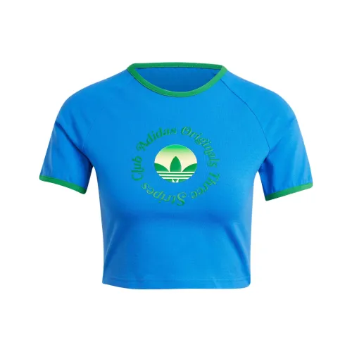 Adidas Originals T-Shirt Женская Синяя