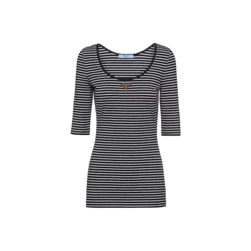 PRADA Черные Женские Рубашки T