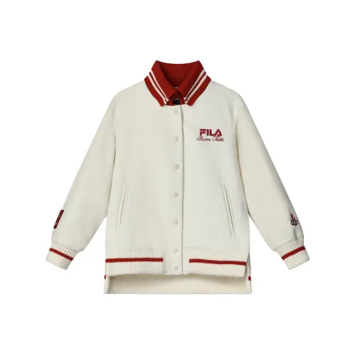 FILA Dragon Series Фарфоровый белый Унисекс Куртки