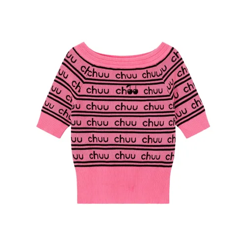CHUU Розовый Женский Трикотаж