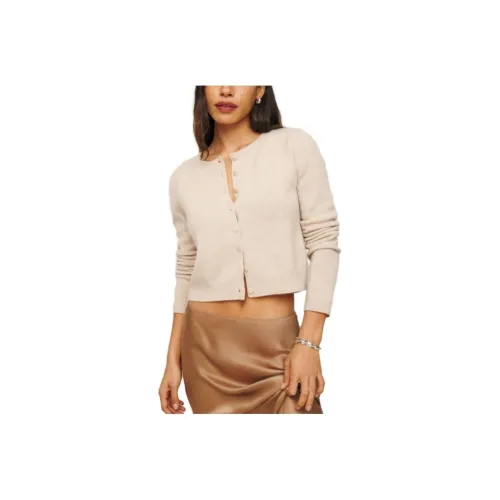 Reformation Пшеница/Пшеница Женские кашемировые свитеры