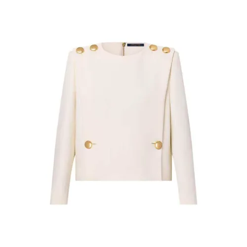 LOUIS VUITTON FW24 Рубашка Женская Экрю