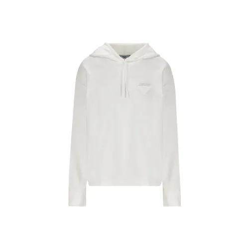PRADA Белый Женский Свитшот