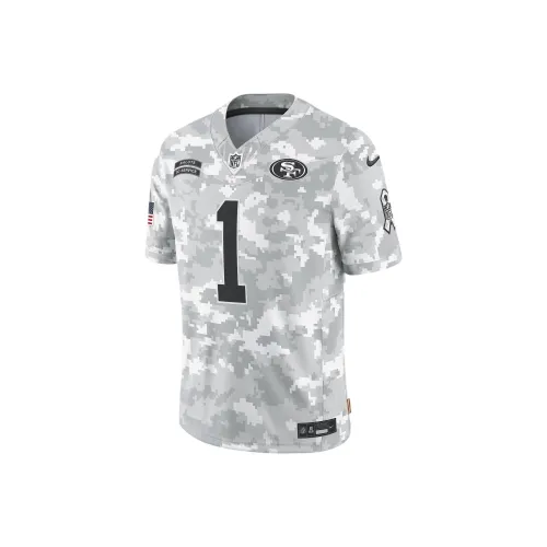 nike Dri FitNFL MIKE Alstott Tampa Bay Buccaneers Salute To Service Регби Джерси Мужской Белый