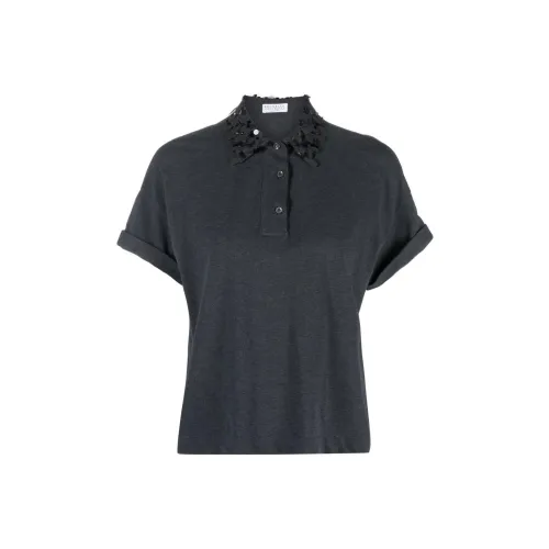 Brunello Cucinelli Черное Женское Поло