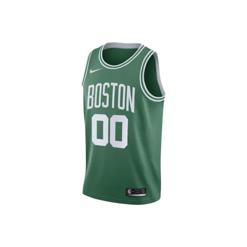 NBA x Nike Icon Boston Celtics Swingman Баскетбольная Джерси Мужская Зеленая