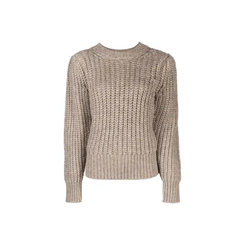 ISABEL MARANT Чайный коричневый Женские кашемировые свитеры