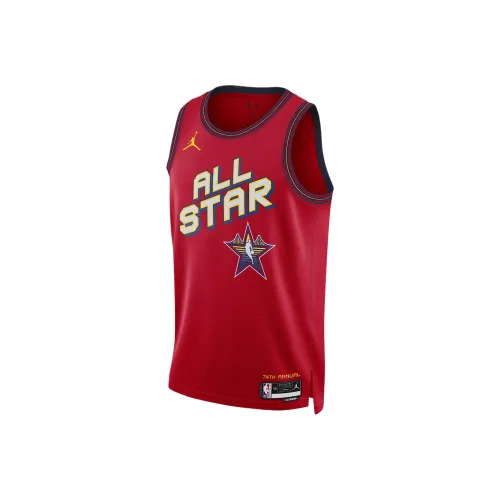 Джордан Все StarJordan Dri FIT NBA Weekend Swingman Джерси Баскетбол Джерси Мужской Университетский Красный