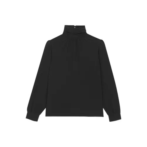 SAINT LAURENT Рубашка Женская Черная