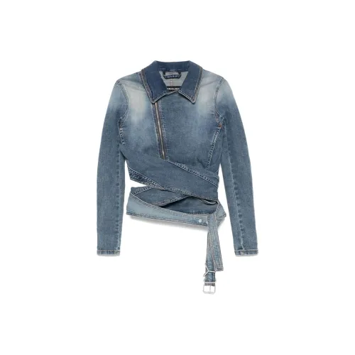 YProject FW24 Куртки и Пальто Женские Средний Синий