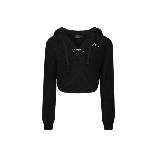 EVISU 2024 Осенний Зимний Трикотаж Женский Черный