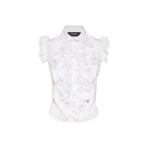 DSQUARED 2 SS24 Рубашка Женская Белая