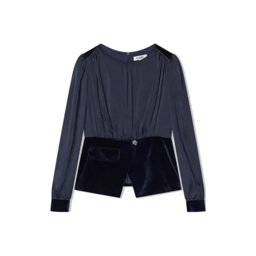 COVERINS Рубашка Женская Темно-Синяя