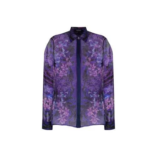VERSACE Фиолетовые Женские Рубашки