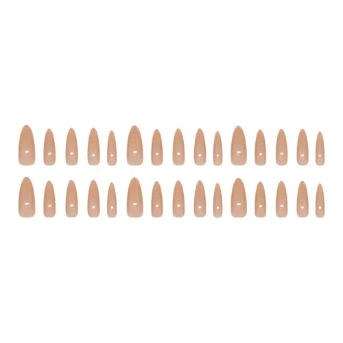 Sweet Pillow House Ледяной Прозрачный Мягкий Элегантность Минималистский стиль Осветляющий False Nail Миндаль Нюд Однотонный