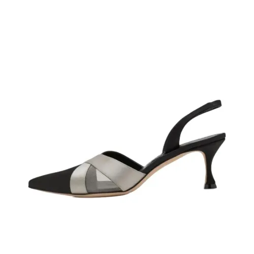 MANOLO BLAHNIK Высокие каблуки Черные Женские