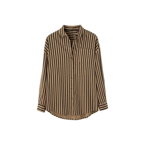 SOON FLOWER Рубашка Женская Хаки