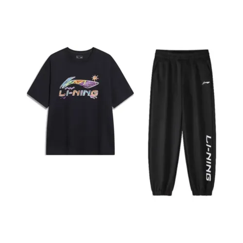 LINING Повседневная спортивная одежда Унисекс Черный