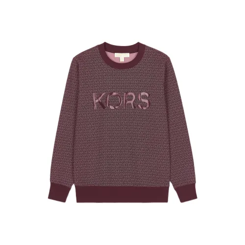 Michael Kors Мерло Виноградный Красный Женские Свитшоты