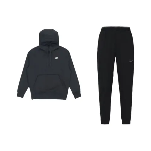 Nike Sportswear Club Флис Толстовка Комплект Мужской Черный