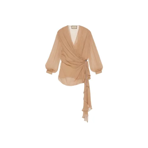 GUCCI Бежевые Женские Рубашки