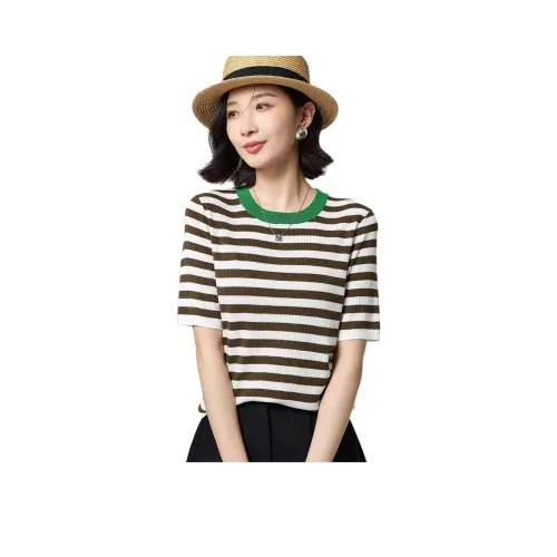 Fog T Рубашка Женская Темно-Кофейная