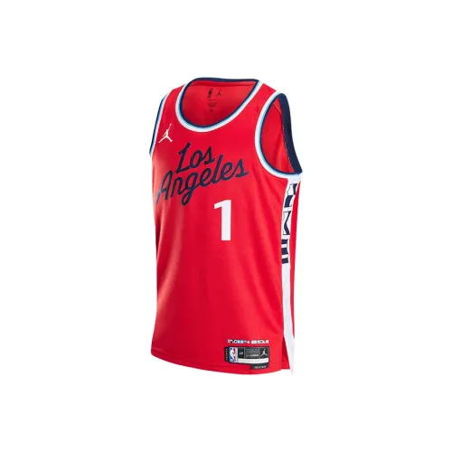 Джордан X NBA Statement Edition Swingman Баскетбольная Джерси Мужская Университетский Красный