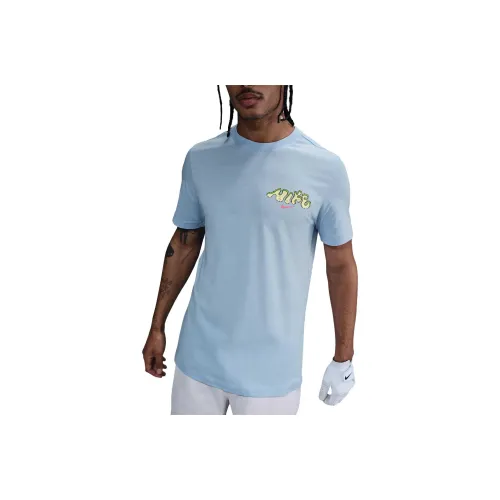 Nike Синий Мужская Гольф Одежда