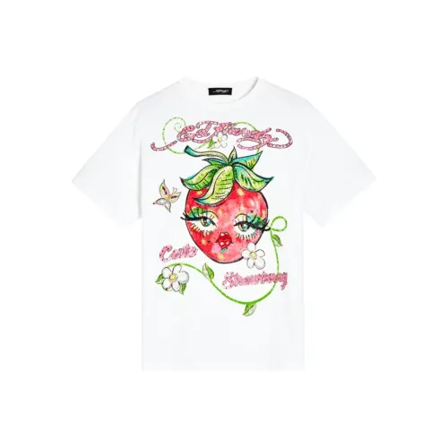 Ed Hardy Белые Женские Футболки