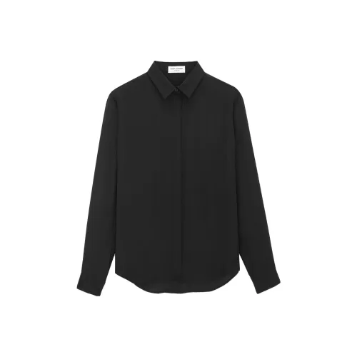 SAINT LAURENT FW23 Рубашка Женская Черная
