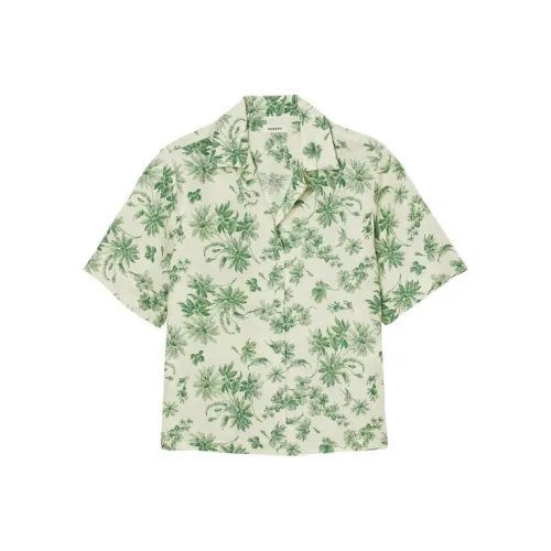 SANDRO Экрю Женские Рубашки