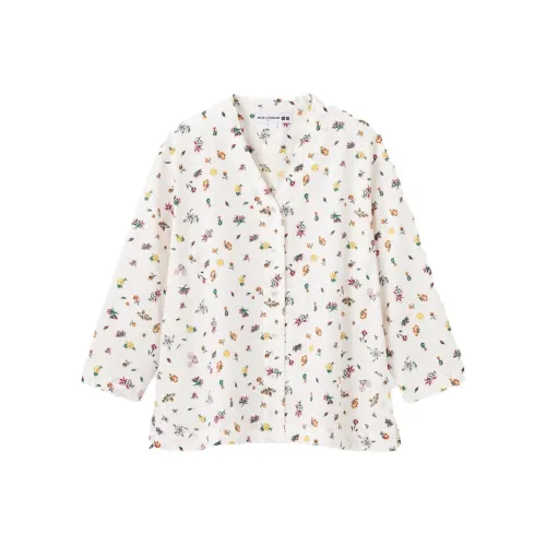 UNIQLO X Ines de la Fressange Сливочные Женские Рубашки